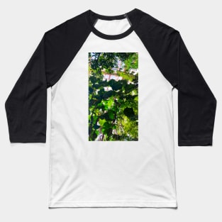 green leaves Baseball T-Shirt